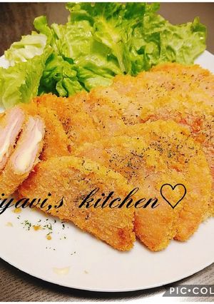 衣付も簡単♪ぱったんチーズハムカツ♡-レシピのメイン写真