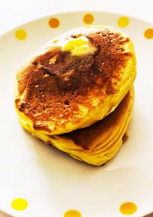材料2つ！で本格ホットケーキ-レシピのメイン写真