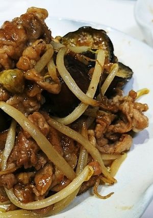 豚こま茄子もやしのにんにく醤油炒め☆-レシピのメイン写真