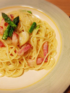 ☆アスパラとベーコンのにんにくパスタ☆-レシピのメイン写真