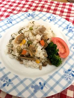 あさりと高野豆腐の煮物で、あさりごはん-レシピのメイン写真