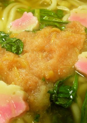 春の梅おろし鳥南蛮うどん-レシピのメイン写真