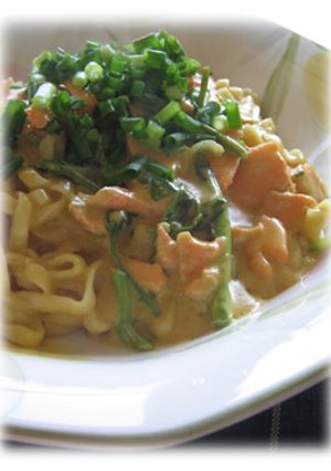 カレークリームパスタ♪-レシピのメイン写真