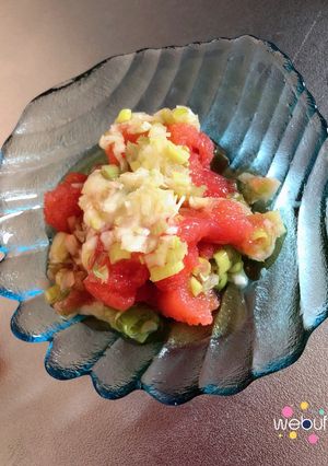 たらこねぎごま油漬け-レシピのメイン写真