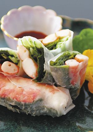 わかめの生春巻き-レシピのメイン写真
