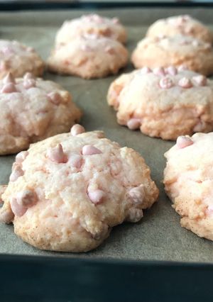 桜餅の風味、さくらドロップクッキー-レシピのメイン写真