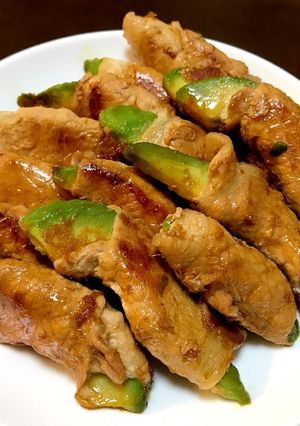 アボカドの肉巻き〜生姜焼き仕立て〜-レシピのメイン写真