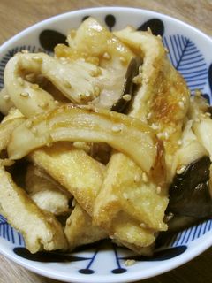 薄揚げとエリンギの甘辛炒め-レシピのメイン写真