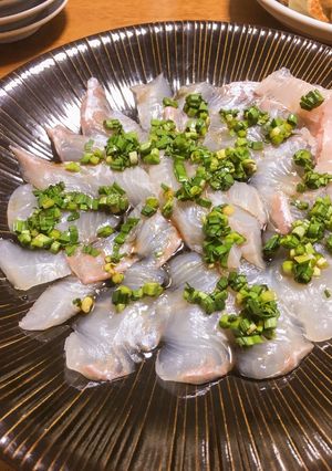 行者にんにく(アイヌネギ)とヒラメ-レシピのメイン写真