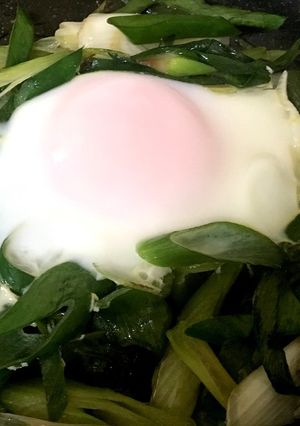 ネギのめだま焼き-レシピのメイン写真