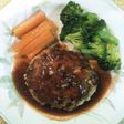 ボリュームたっぷり豆腐ハンバーグ