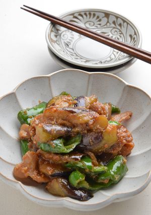 なすと豚肉のごま味噌炒め-レシピのメイン写真