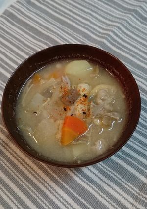 ヘルシー豚汁-レシピのメイン写真