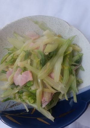 ベーコンとセロリの炒めもの-レシピのメイン写真