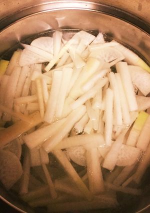 大根の切り方お味噌汁#1-レシピのメイン写真