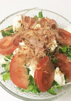 生野菜とクリームチーズのサラダ-レシピのメイン写真