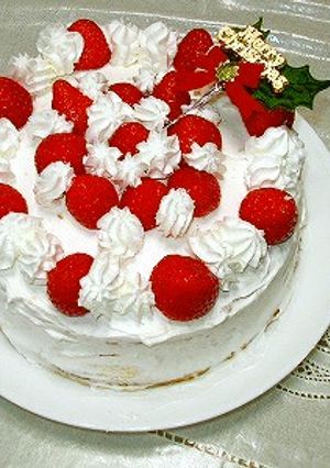 かんたんクリスマスケーキ-レシピのメイン写真