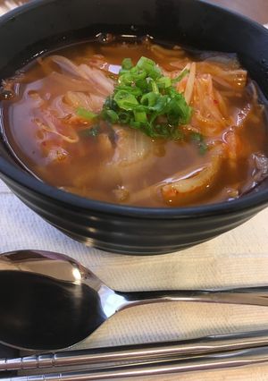 韓国ごはん☆簡単キムチスープ-レシピのメイン写真