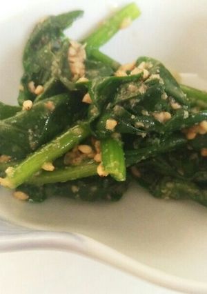 簡単！混ぜるだけ！ほうれん草の胡麻和え-レシピのメイン写真