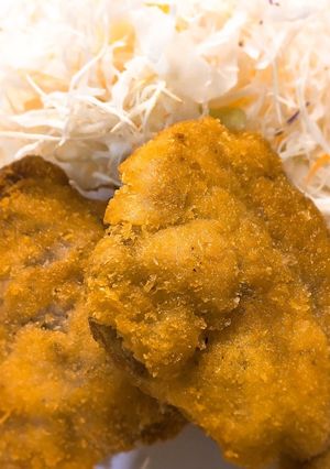 プリプリ食感！スパイシーせせりチキンカツ-レシピのメイン写真