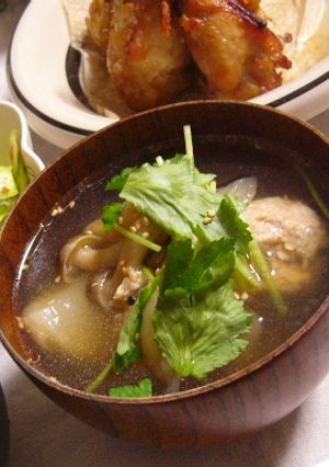 肉団子と小カブのとろとろ和風スープ-レシピのメイン写真