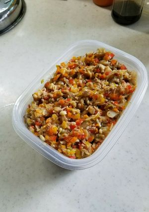パプリカが主役？肉ソース？-レシピのメイン写真