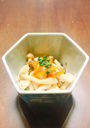 超簡単！低糖質！じめじと人参のマリネ-レシピのメイン写真