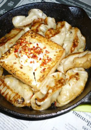 イシスキで絹厚揚げと餃子のタパス-レシピのメイン写真