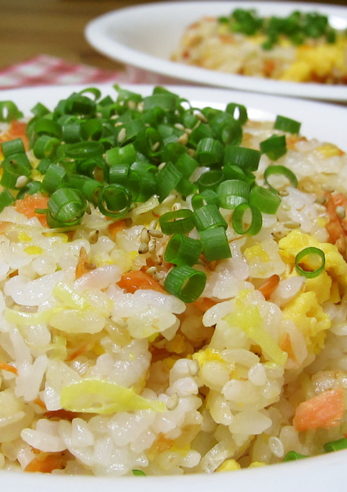 和風鮭炒飯-レシピのメイン写真