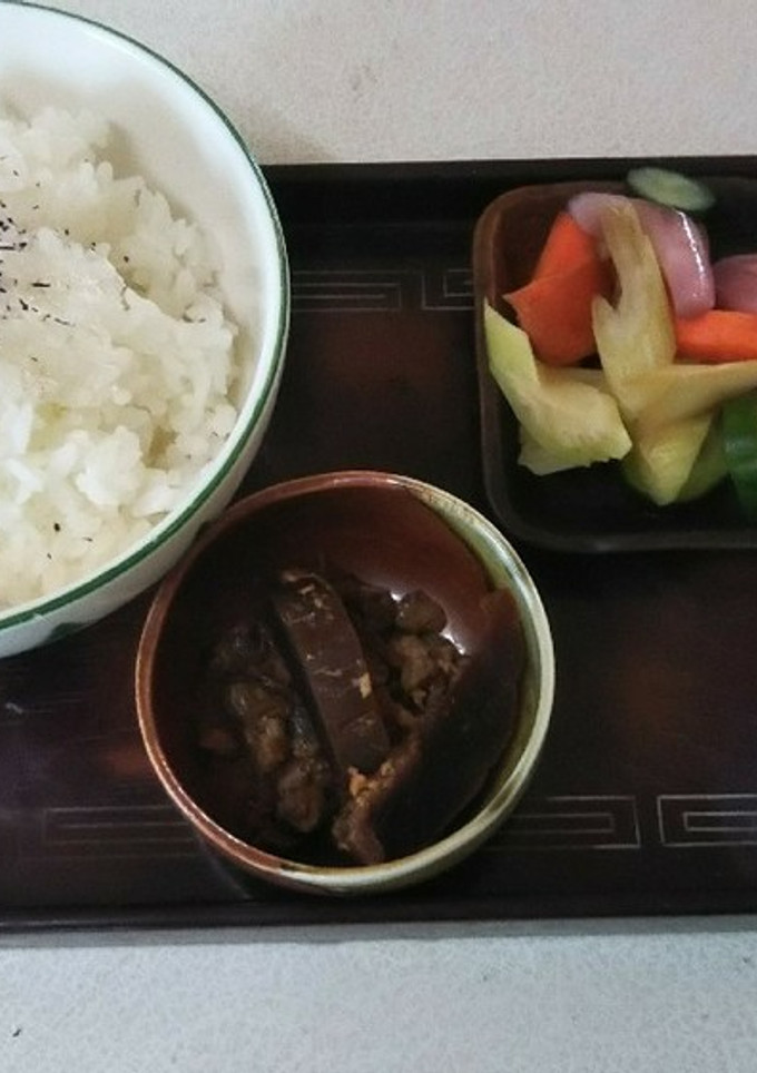 漬物定食（血管ダイエット1214）-レシピのメイン写真