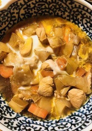玉子でとじる●鶏の肉じゃが-レシピのメイン写真