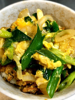 から揚げ親子丼-レシピのメイン写真