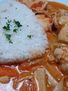 バレンタインに☆チキンのトマトクリーム煮-レシピのメイン写真