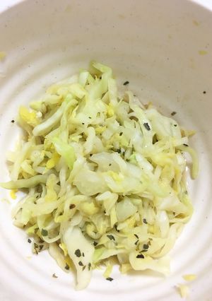キャベツの千切り(?)レンジ蒸し-レシピのメイン写真