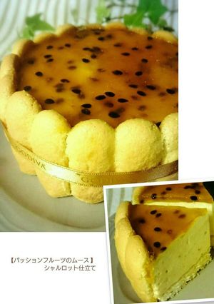 パッションフルーツムースケーキ-レシピのメイン写真