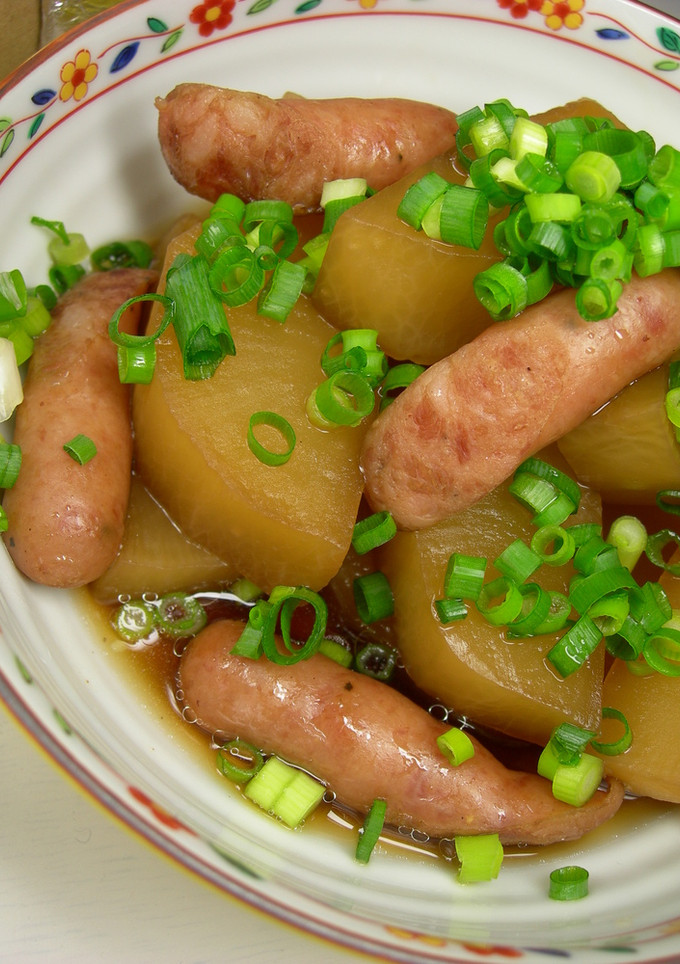 大根とウインナーの和風煮物♪-レシピのメイン写真