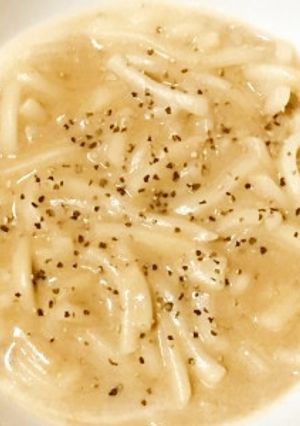 母親の介護食・嚥下食に豆乳カレーうどん-レシピのメイン写真