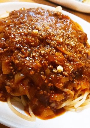 トマト嫌いさん用のミートスパゲティ-レシピのメイン写真