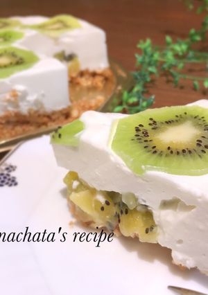 簡単キウイのヨーグルトタルトケーキ-レシピのメイン写真