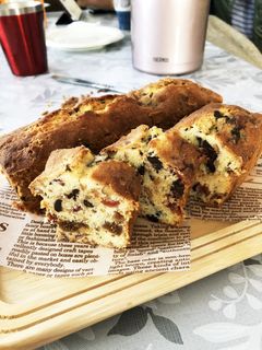 イチジクとベリーとチョコのパウンドケーキ-レシピのメイン写真