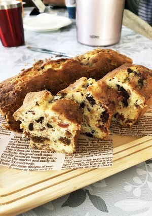イチジクとベリーとチョコのパウンドケーキ-レシピのメイン写真