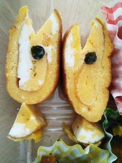簡単!卵焼きでおさかな〜お弁当に〜-レシピのメイン写真