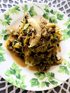 余り物の野菜で!レタスとツナの炒め物-レシピのメイン写真