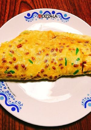 簡単ふわふわ納豆オムレツ-レシピのメイン写真