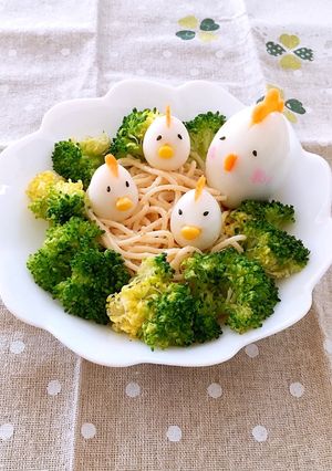 ブロッコリー&茹で卵♬ぴよちゃんちサラダ-レシピのメイン写真