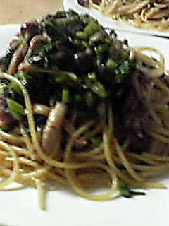 大根の葉っぱも和風パスタに-レシピのメイン写真