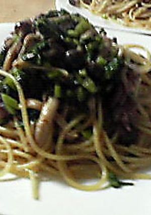 大根の葉っぱも和風パスタに-レシピのメイン写真