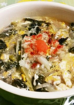 鎌倉野菜♡卵入り♪シャキシャキスープ-レシピのメイン写真