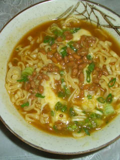 納豆チーズうどん-レシピのメイン写真