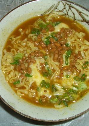 納豆チーズうどん-レシピのメイン写真